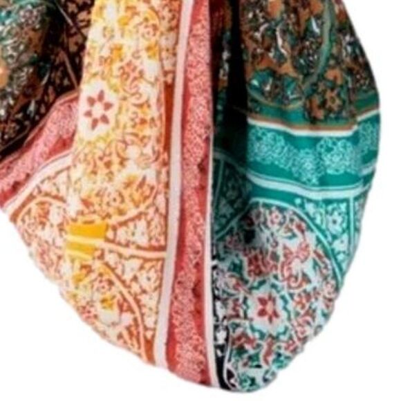 Handcrafted Bohemian Crossbody Bag ~ 100% Cotton ~ Zipper Closure ~ NEW - Picture 5 of 10